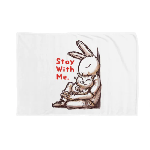 うさぎとねこ　Stay With Me Blanket