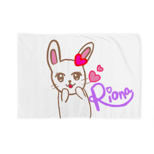 キュンとしてる白うさぎ🐇 Blanket