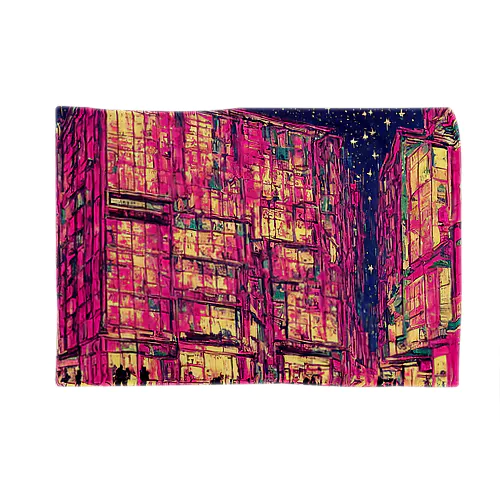 modern pink city Blanket