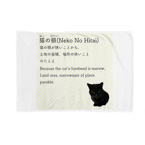 猫の額-Neko No Hitai- Blanket