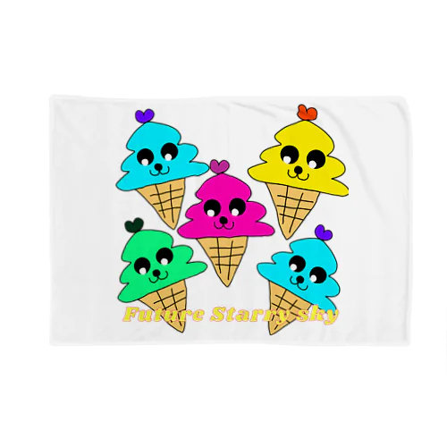 ソフトクリーム🍦 Blanket