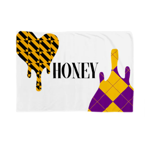 Honey / Yellowpurple ブランケット