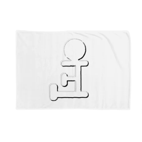 CocoCannon立体風ロゴ（表） Blanket
