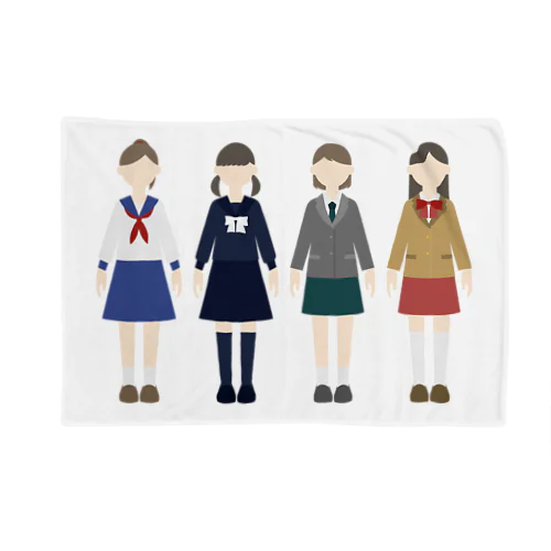 School Girls ブランケット