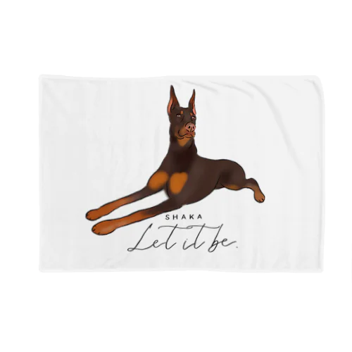 Shaka the Doberman  Blanket