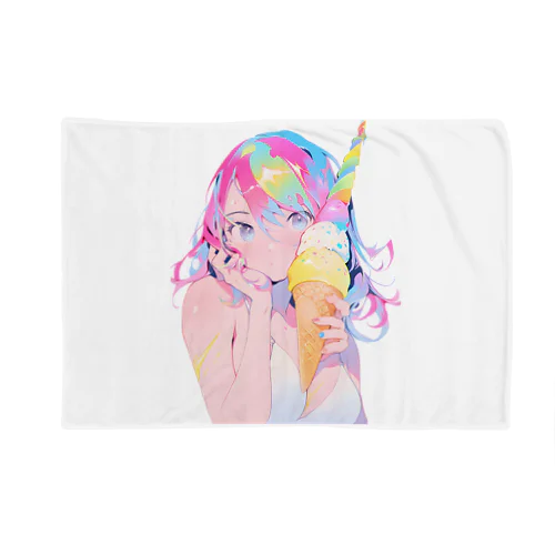 暑い夏はアイスだ004 Blanket