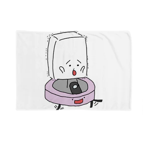 ロボット掃除機とおとうふくん Blanket