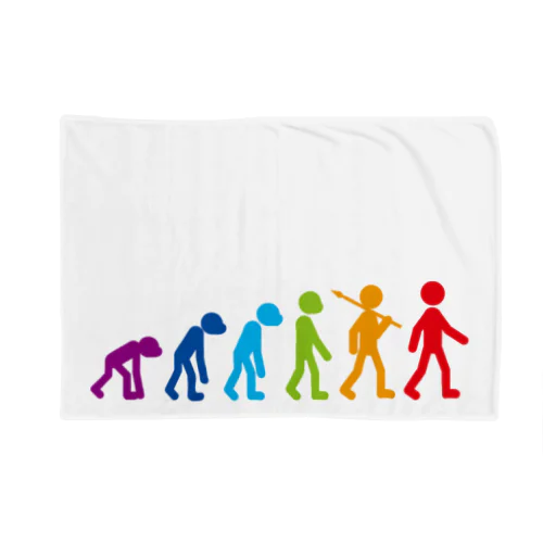 人類の進化 ピクトグラム Blanket