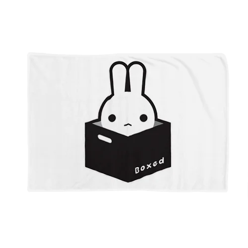【Boxed * Rabbit】白Ver ブランケット