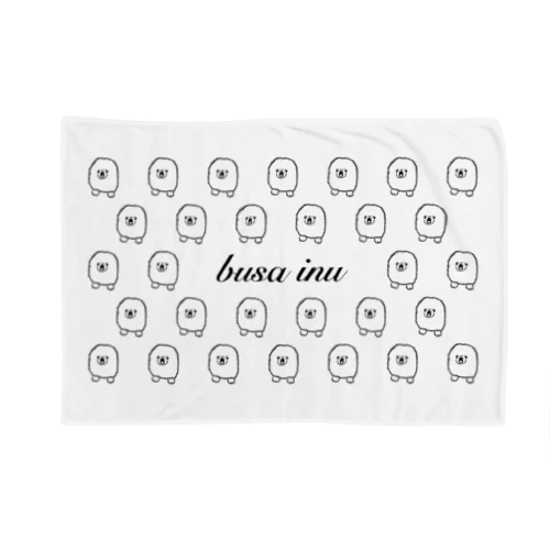 busa inu 総柄 Blanket