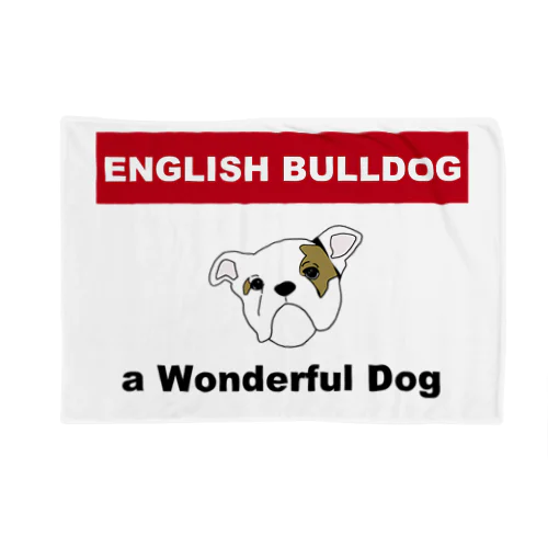 Wonderful englishbulldog ブランケット