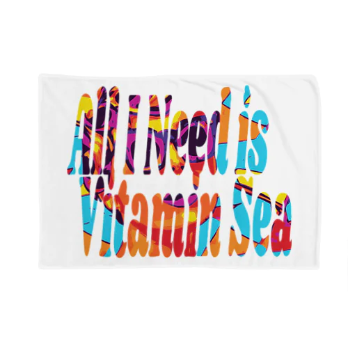 All I Need is Vitamin Sea ブランケット