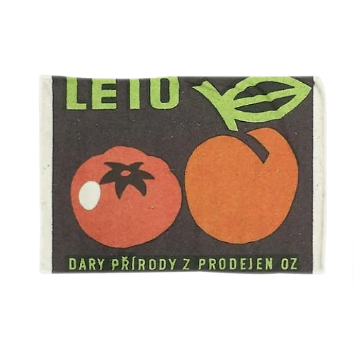 チェコ　マッチ箱　夏野菜 LETO Blanket