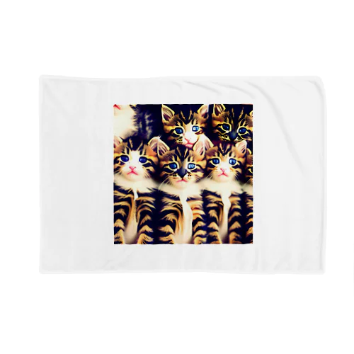 癒し子猫たちのイラストグッズ Blanket