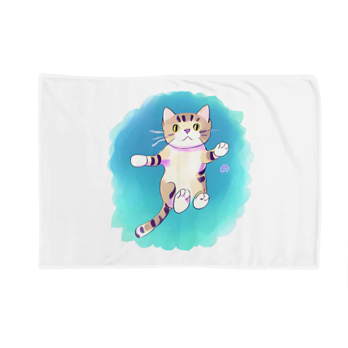 猫の大ジャンプ Blanket