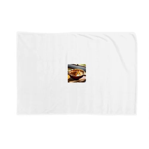 カレーうどんネコ Blanket