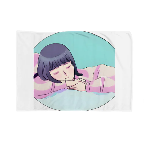 眠っている彼女 담요