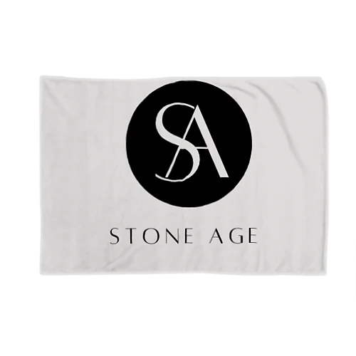 Stone Age のロゴ ブランケット