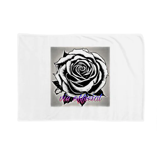 BLACK_rose Blanket