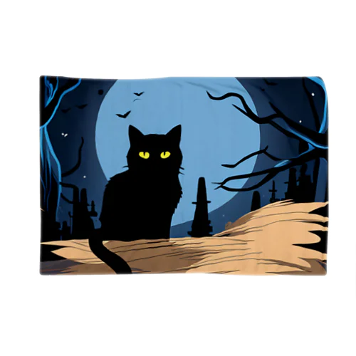 月夜の黒猫 Blanket