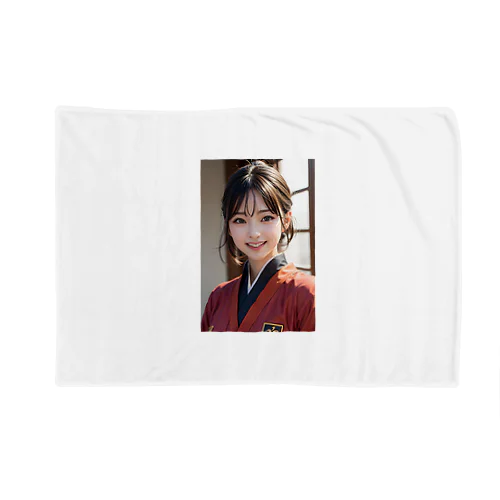 優しく微笑む町娘 Blanket