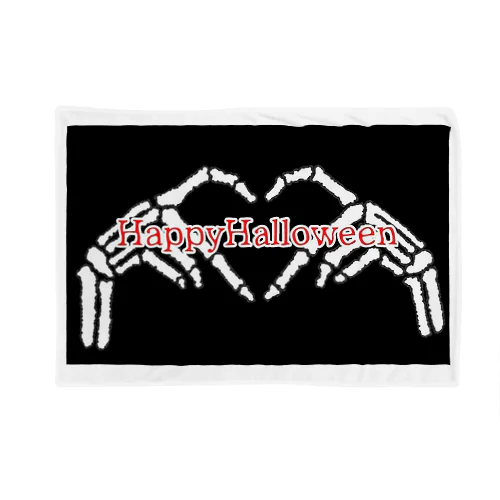 HappyHalloweenHeart Blanket