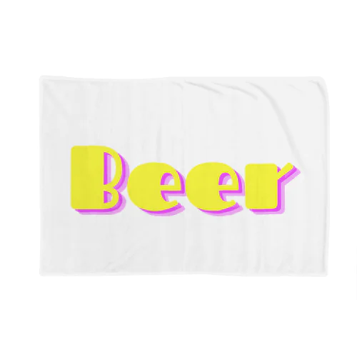 ビール_POP(透過) Blanket