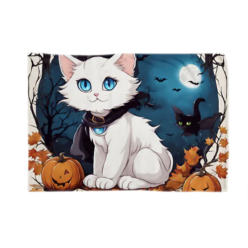 ハロウィンの白猫08 Blanket