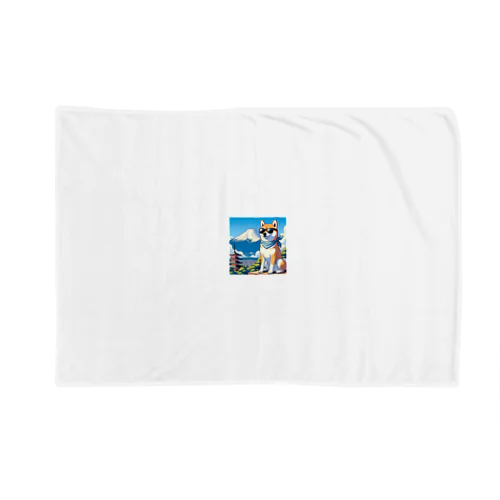 サングラス犬　【銀次郎】 Blanket