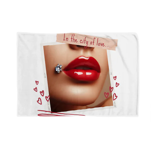 "Silk Lips" Blanket