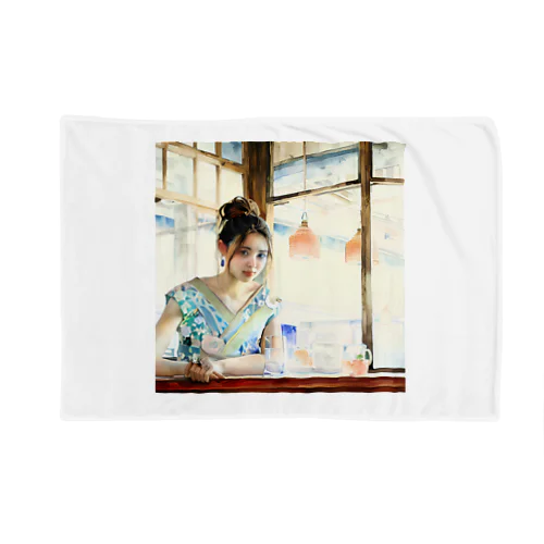 日本人女性カフェ Blanket