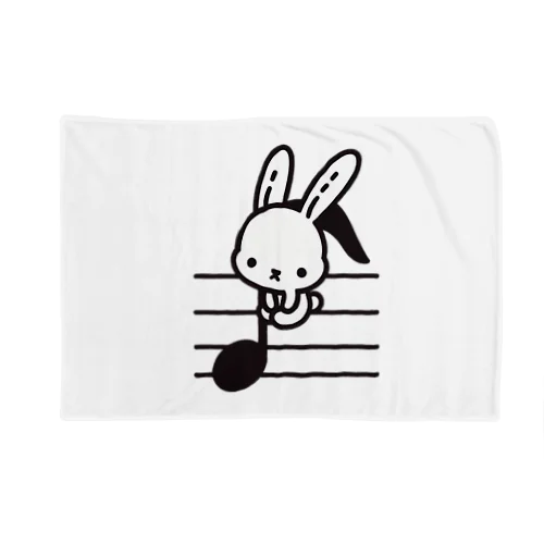 音符♪＆うさちゃん🐰 Blanket