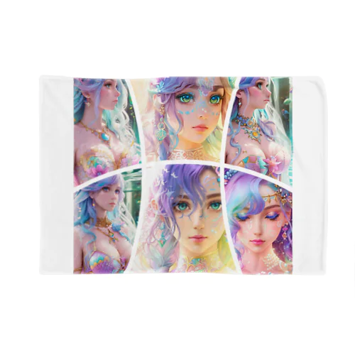 healing mermaid WORLD Blanket