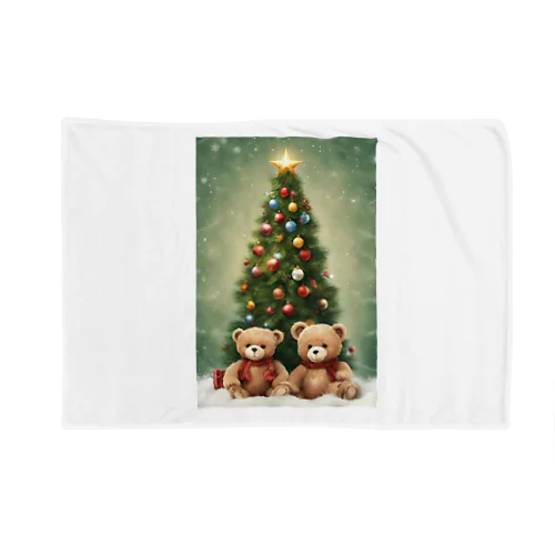 テディーベア兄弟のクリスマス Blanket