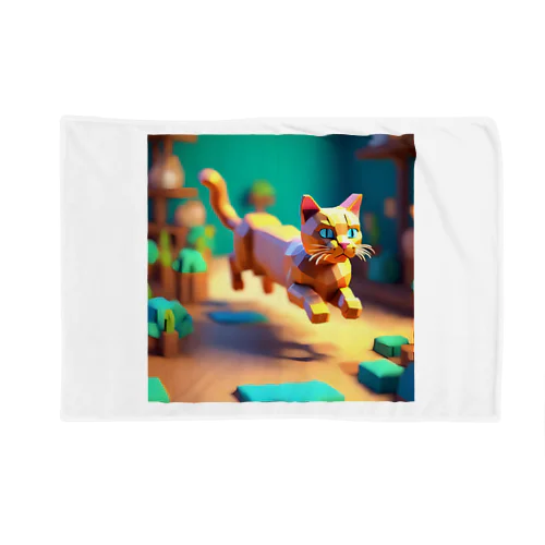 Run Cat Blanket