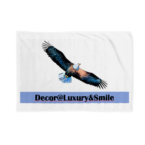 Decor@Luxury&SmileロゴEagles Blanket