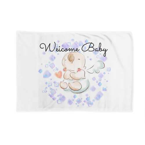 Welcome Baby ブランケット