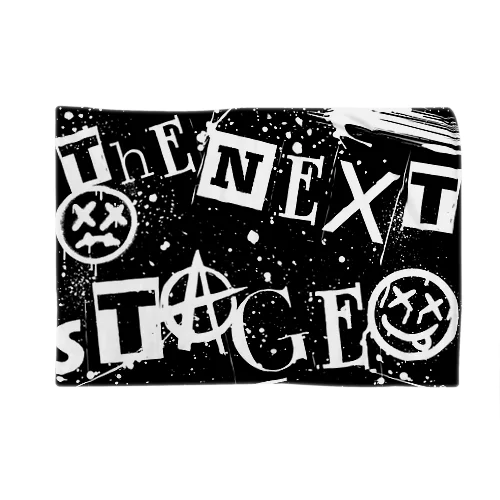 tNSロゴ B&W punk ver.2 Blanket