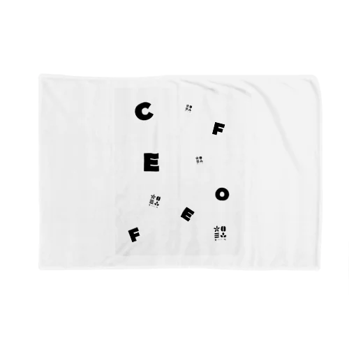 ロゴ＆COFFEE Blanket