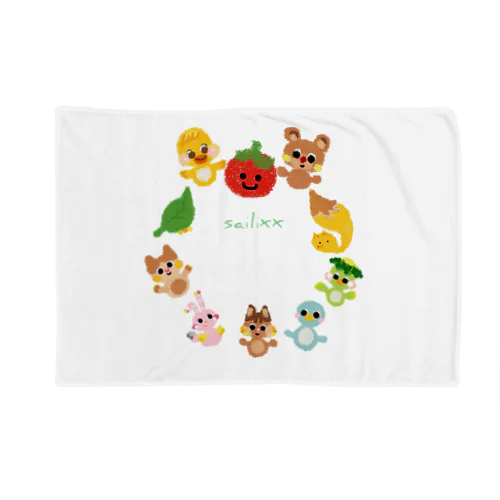 cutefriends_仲間 Blanket