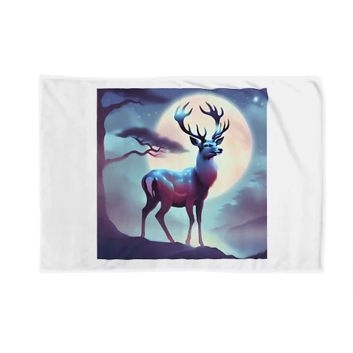 神秘的な鹿 Blanket