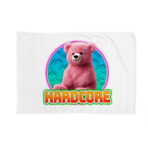 HARDCOREピンクのクマちゃん Blanket