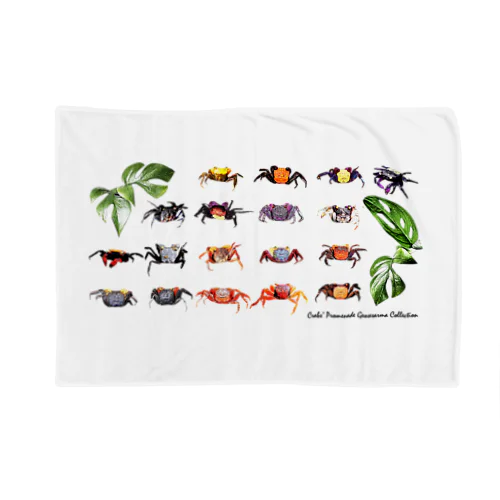 Crabs' Promenade Geosesarma Collection Blanket