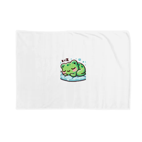 Sleeping frogs(熟睡する蛙) Blanket