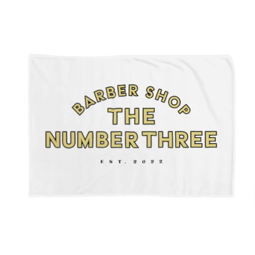 barber shop the number three apparel line ブランケット