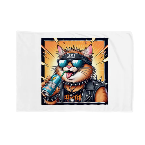 ヘビーメタルな猫のグッズ Blanket