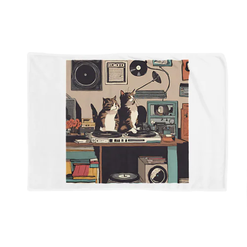 ねことレコード Blanket