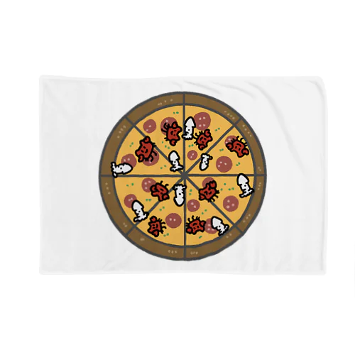 ほらをた娘 くぁに＆いくぁ PIZZA Blanket