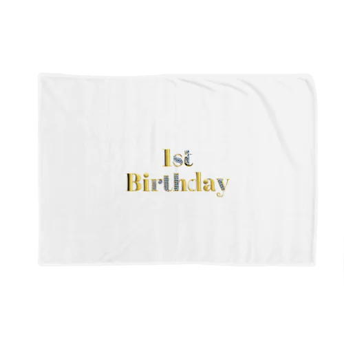 1st birthday Blanket