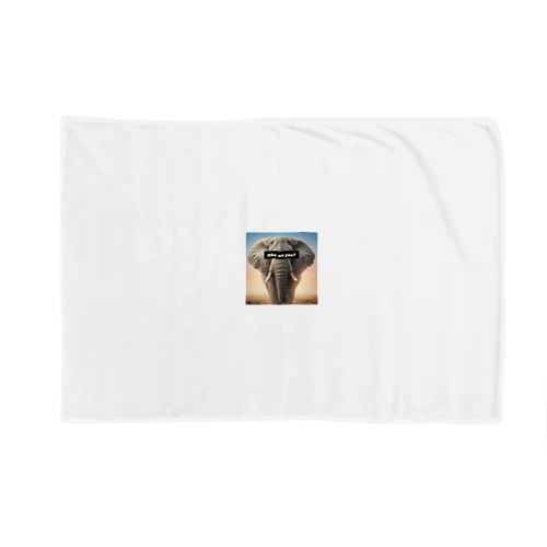 Who are you?Elephant Blanket